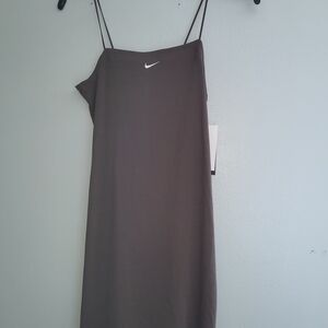 Nwt Nike Women's Ribbed Chill Size XS Brown Dress